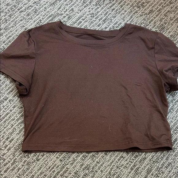 Brown and Black Crop Tops - Picture 3 of 4